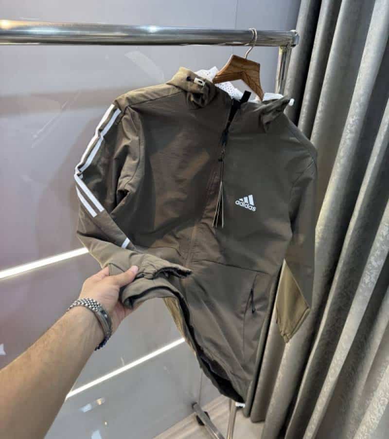 Adida s Brown Premium Athlete WindCheater
