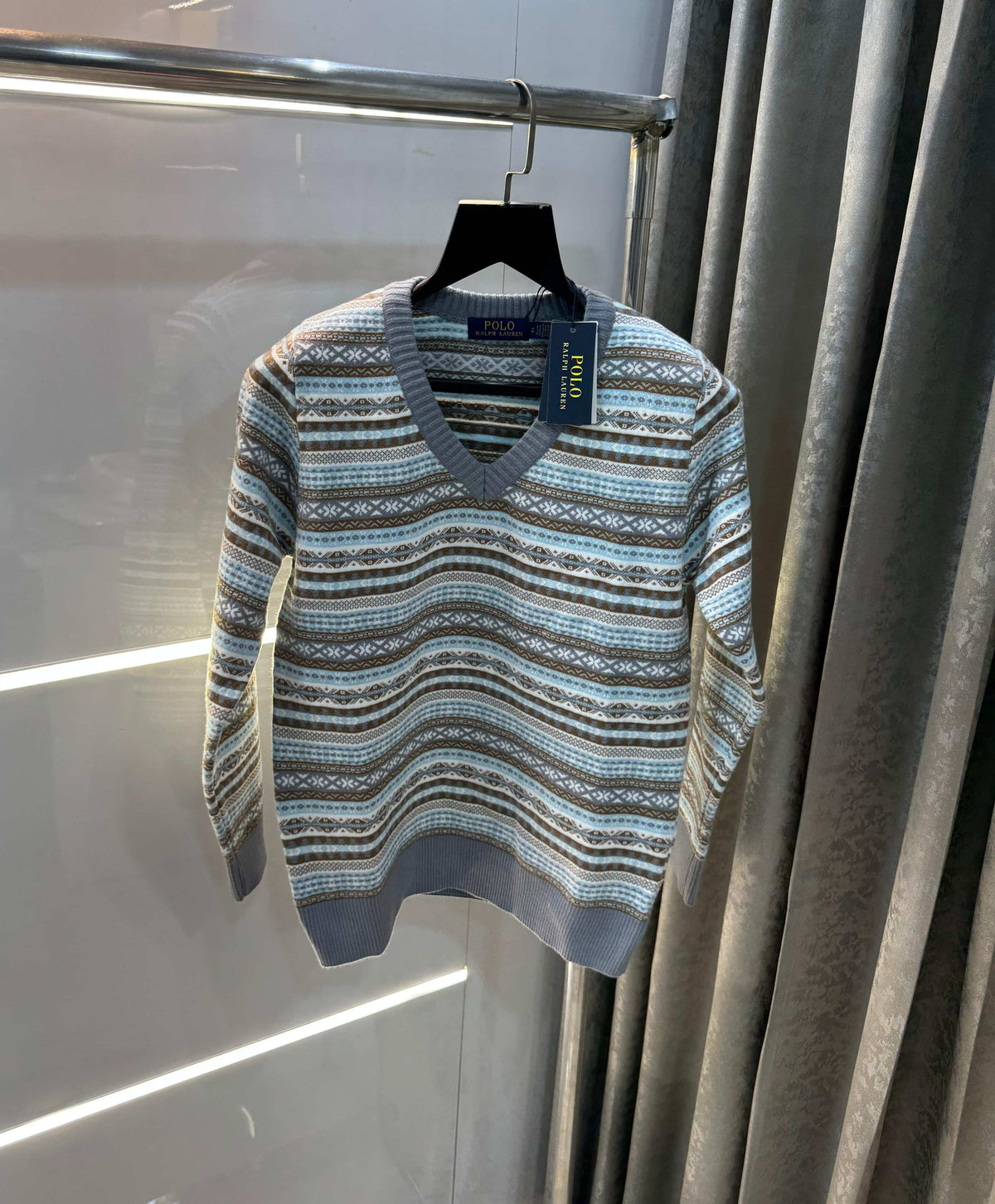 Ralph Laure n Grey Imported Knitted Pull Over