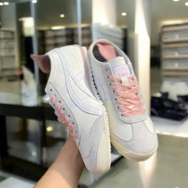 Onitsuk_a Tiger Mexico 66 Breeze Pink  Girls 7A Premium Sneakers D-1742
