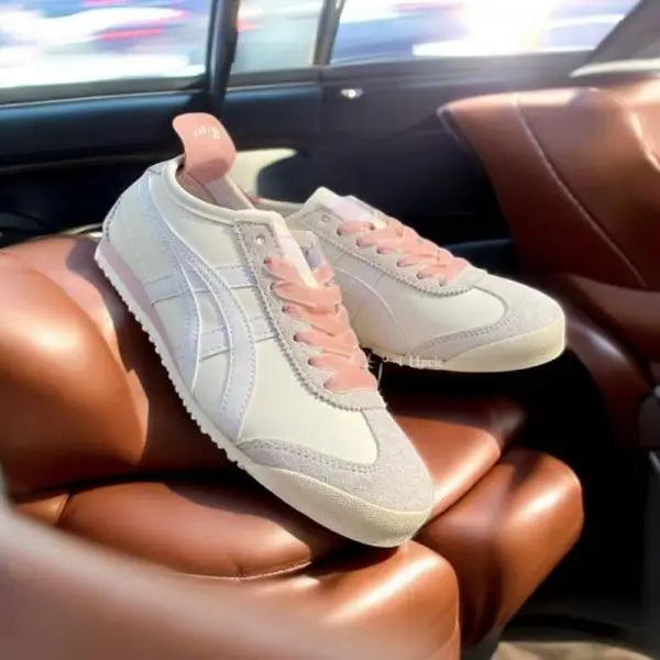 Onitsuk_a Tiger Mexico 66 Breeze Pink  Girls 7A Premium Sneakers D-1742