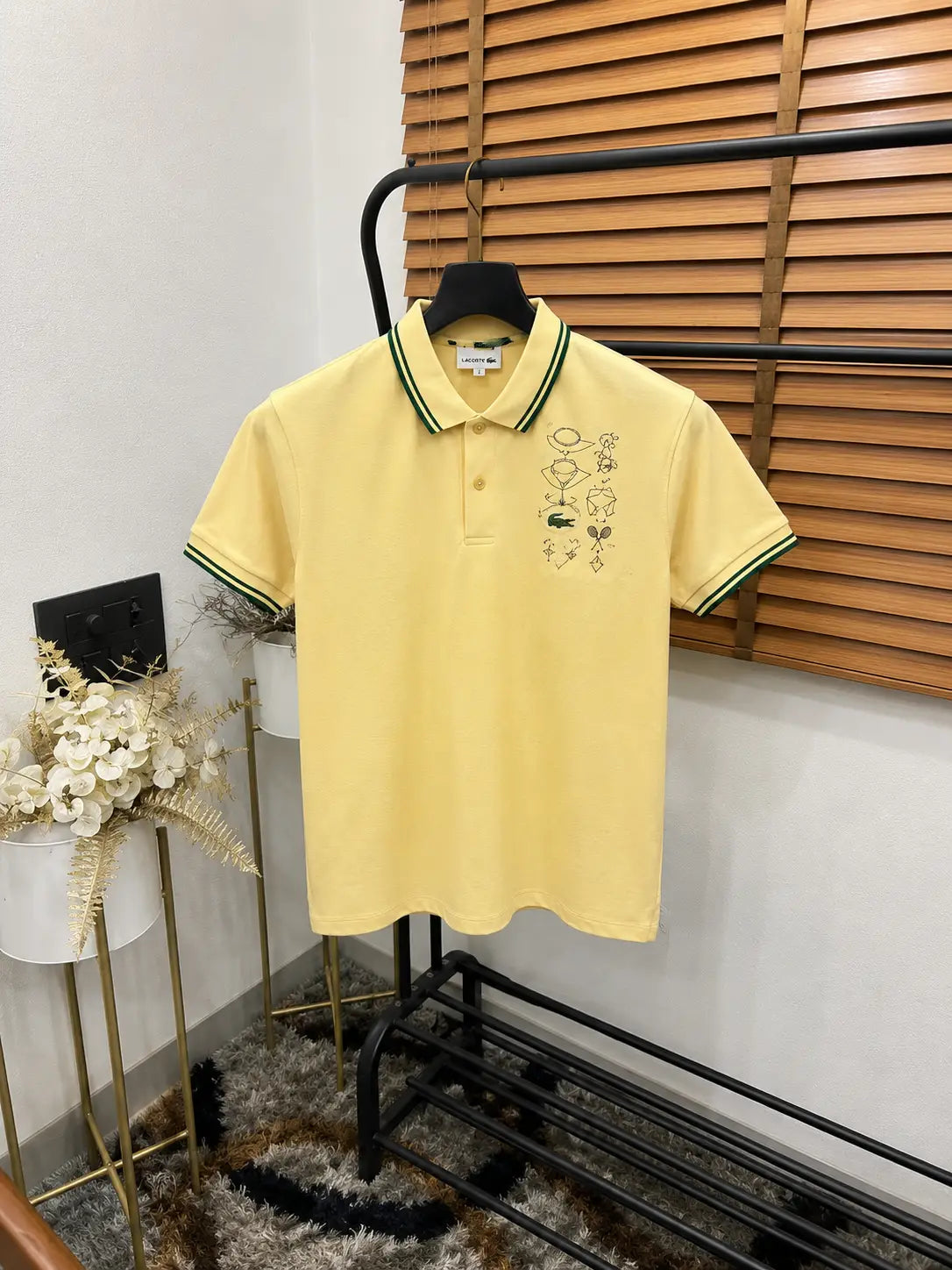 Lacost_e Premium Imported Polo Neck T-shirt