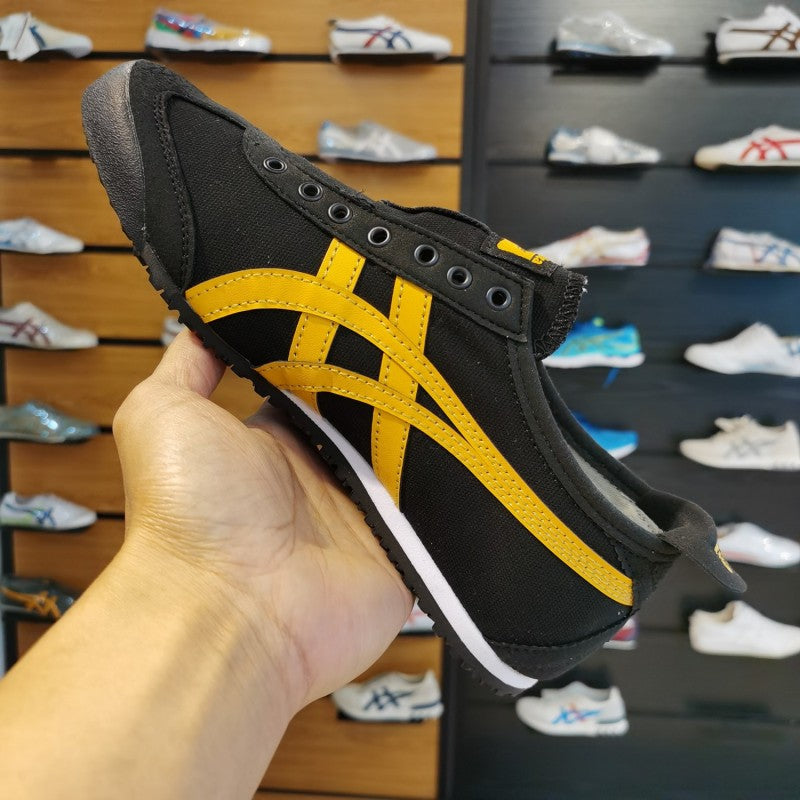 Onitsuka Tiger Slip On Black Yellow