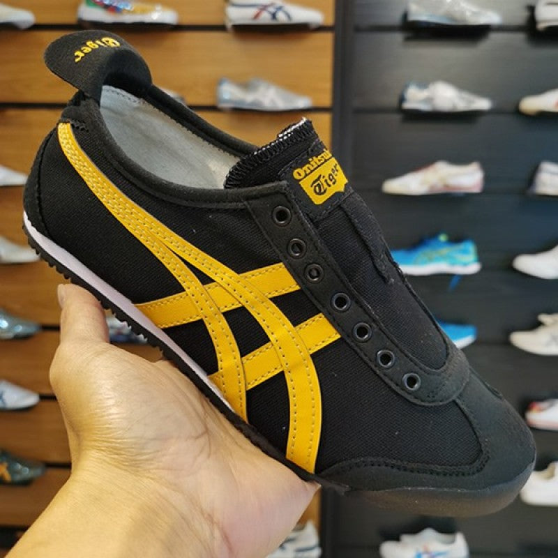 Onitsuka Tiger Slip On Black Yellow