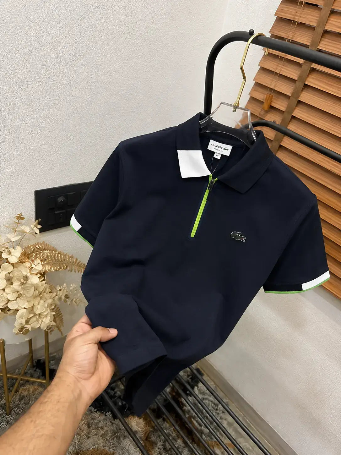 Lacost_e Imported Extra Premium Printed Classic Polo T-shirt (DN 504)