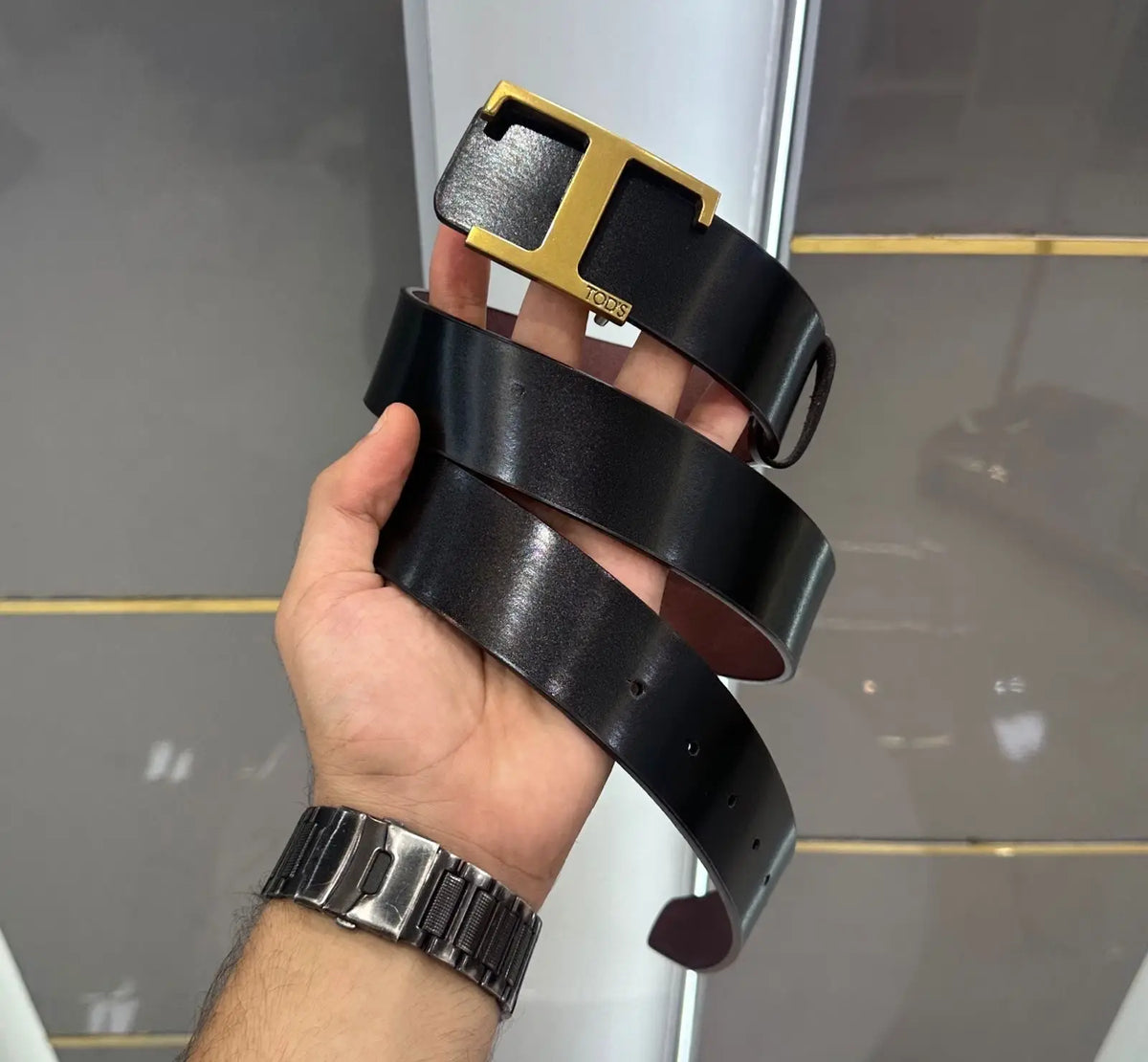 Tod s Gold Premium Imported Belt t525