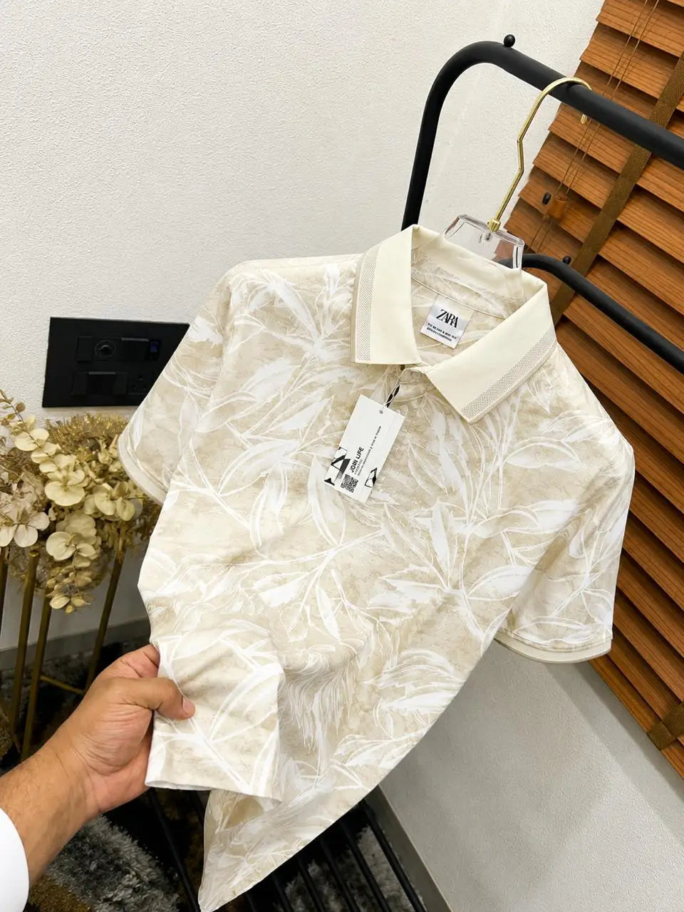 Zar_a Printed Very Premium Imported Polo T-shirt (DN 634)