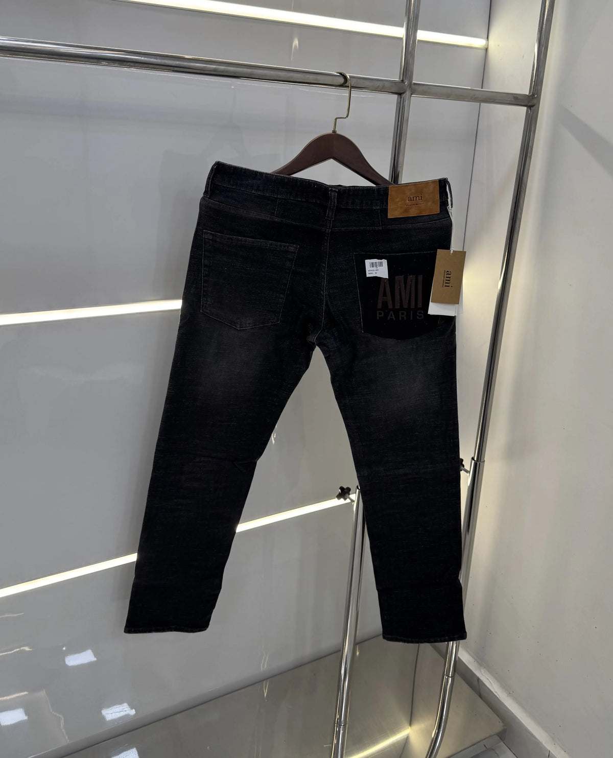 Am i Paris Carbon Black Imported Premium Denim