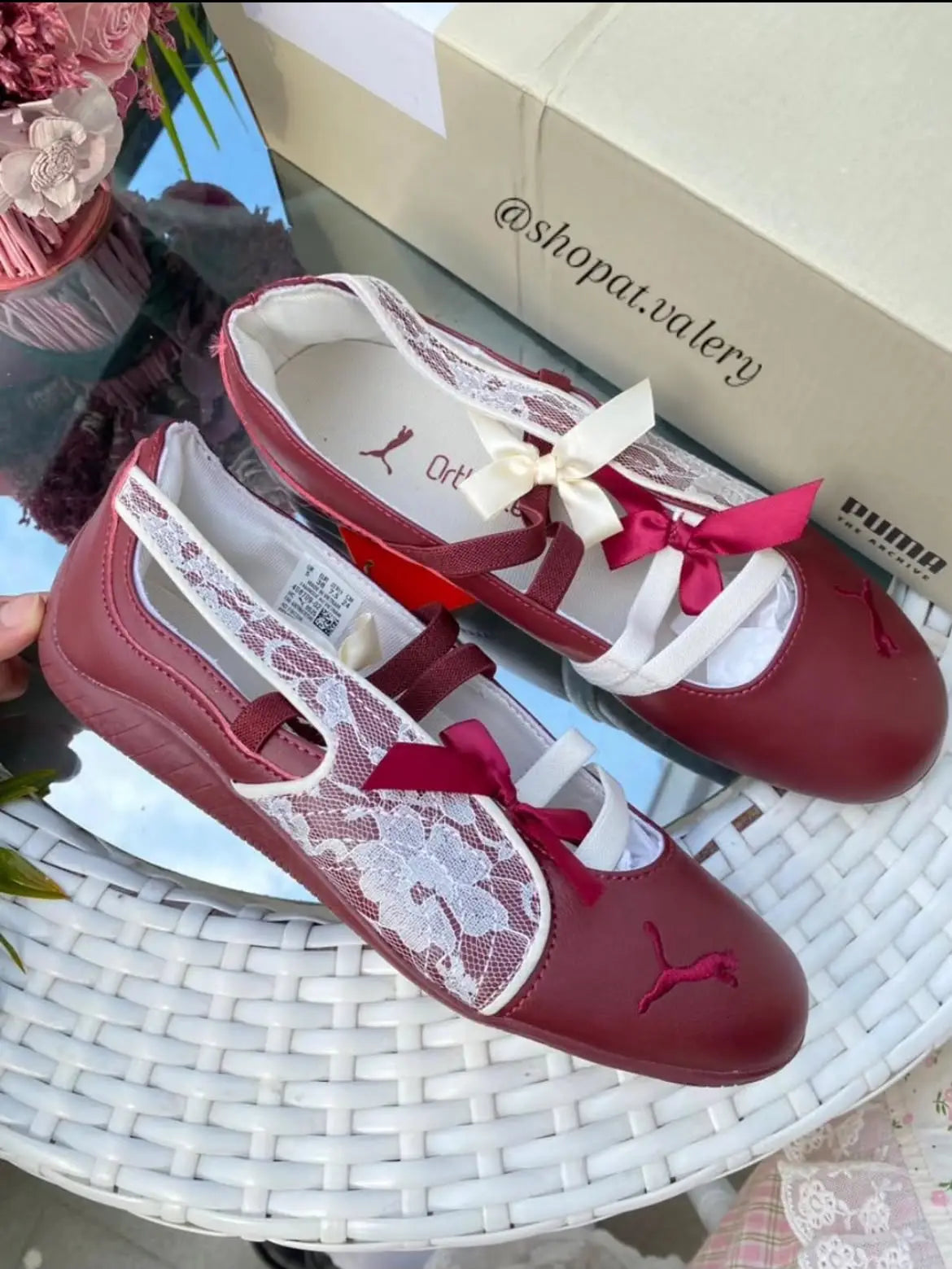 Puma Speedcat Ballet Lace Maroon