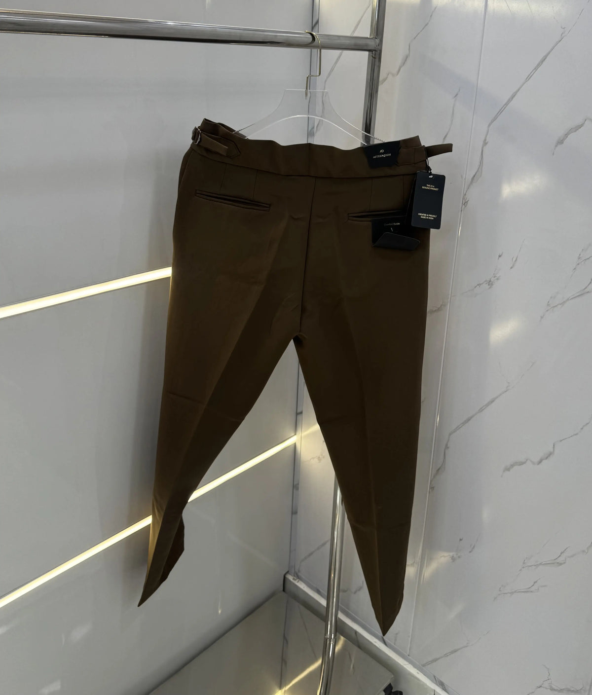 Astern Dion coffee Brown Imported Korean Trouser