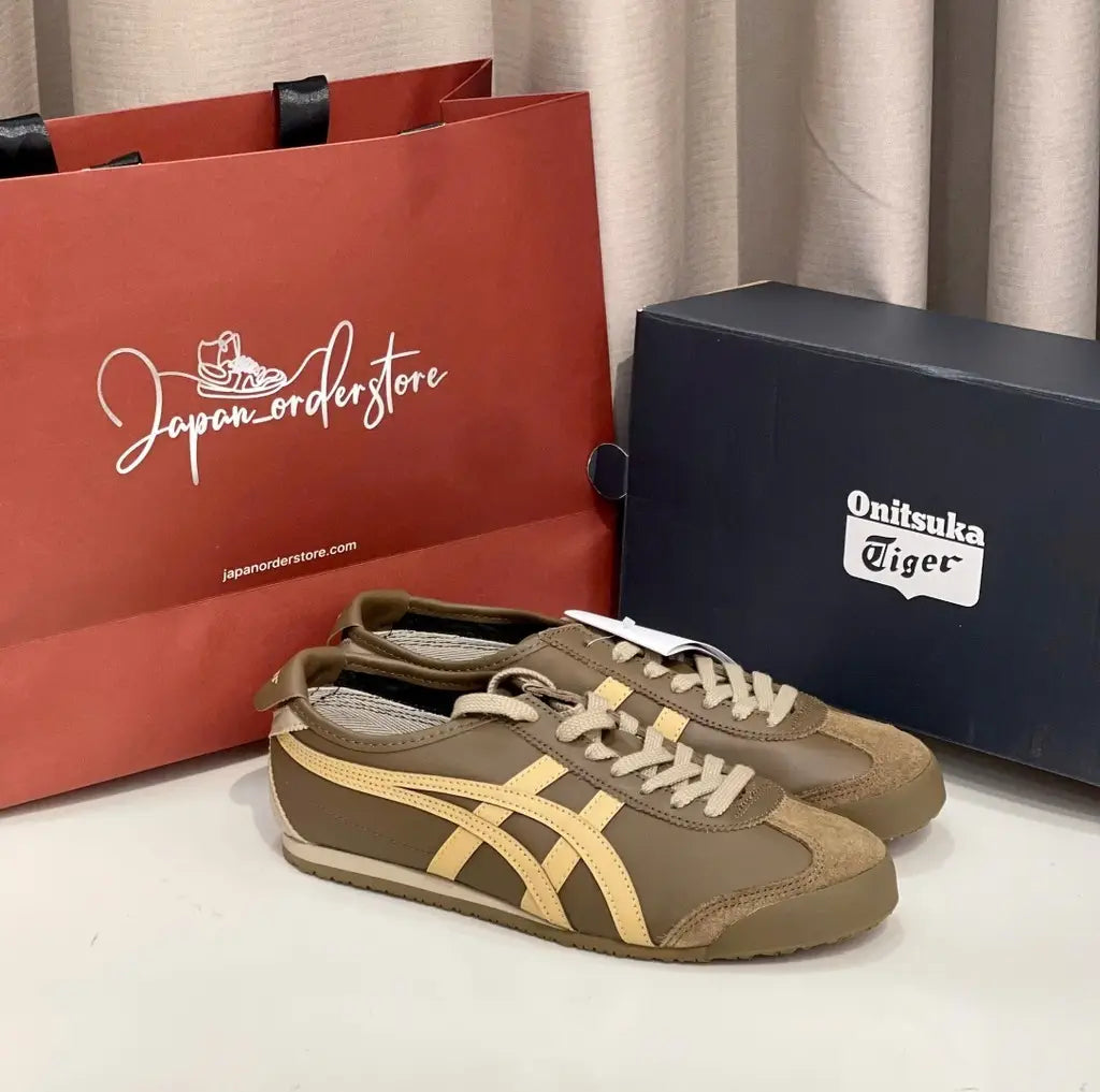 Onitsuka Tiger Mexico 66 Clay Canyon Paper Bag 7A Premium Mens Sneakers D-2108