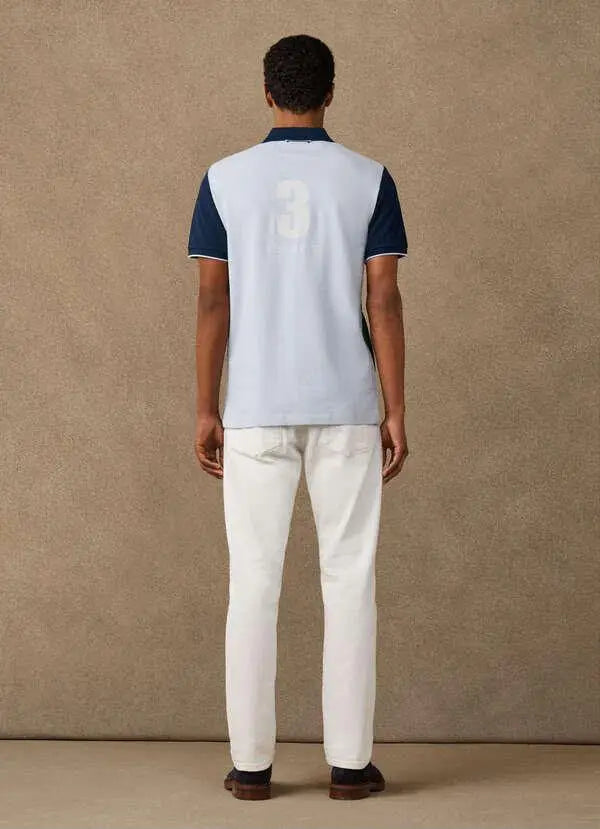 Hacket White Logo Work Premium Polo T-Shirt