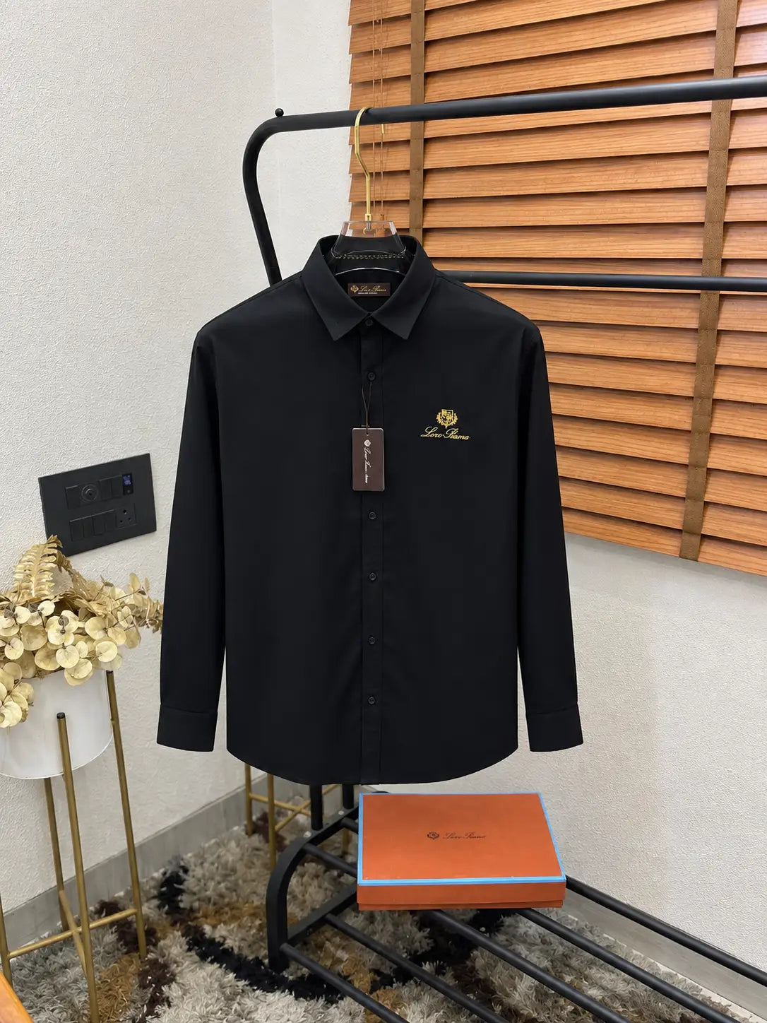 Loro Pian_a 100% Pure Soft Linen Cotton Imported Shirt With OG Box (DN 647)