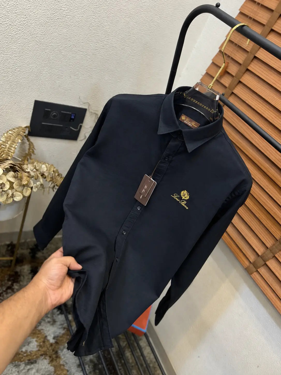 Loro Pian_a 100% Pure Soft Linen Cotton Imported Shirt With OG Box (DN 647)