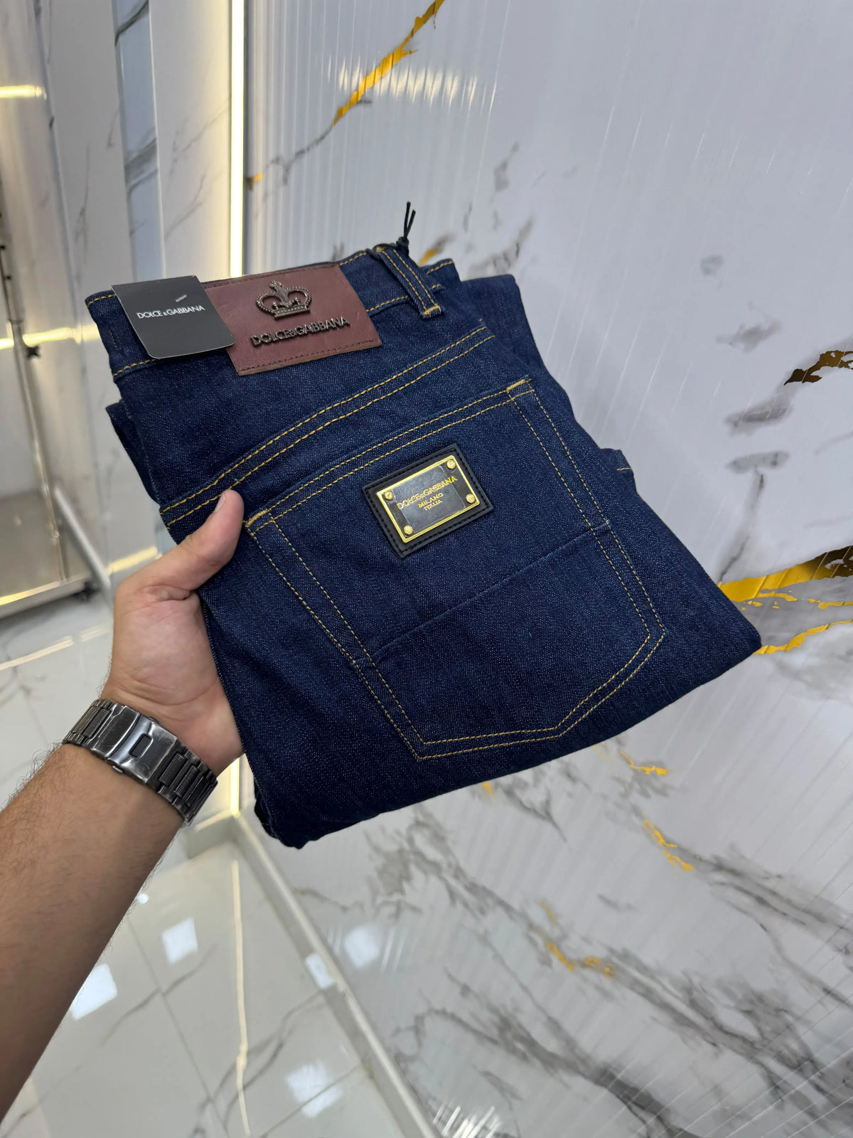 Dolce&Gabbana Raw Blue Imported Premium Denim