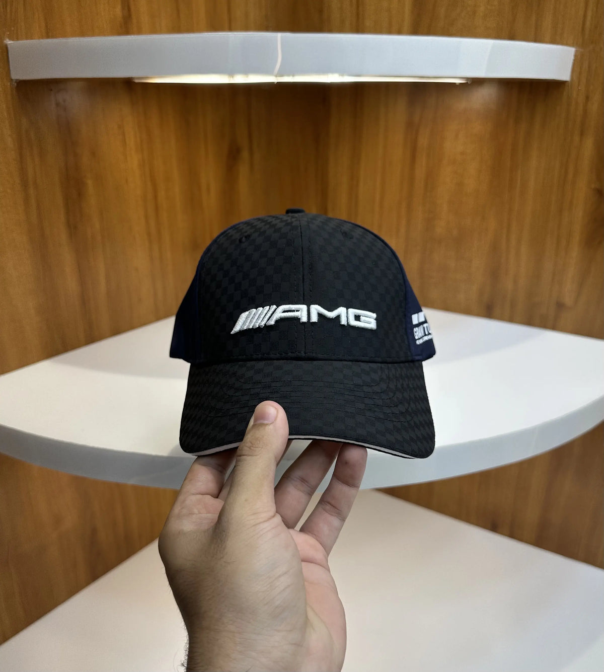 Mercedes Amg Premium Imported Cap Black Navy am10