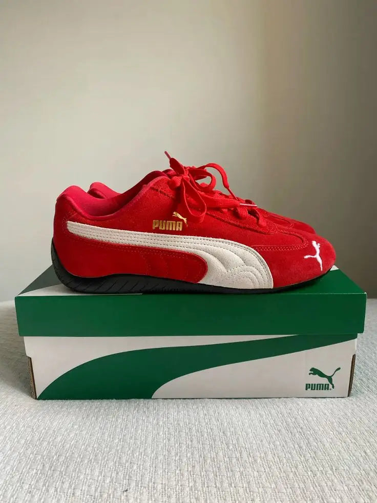 Pum a Speedcat Red White Suede Quality