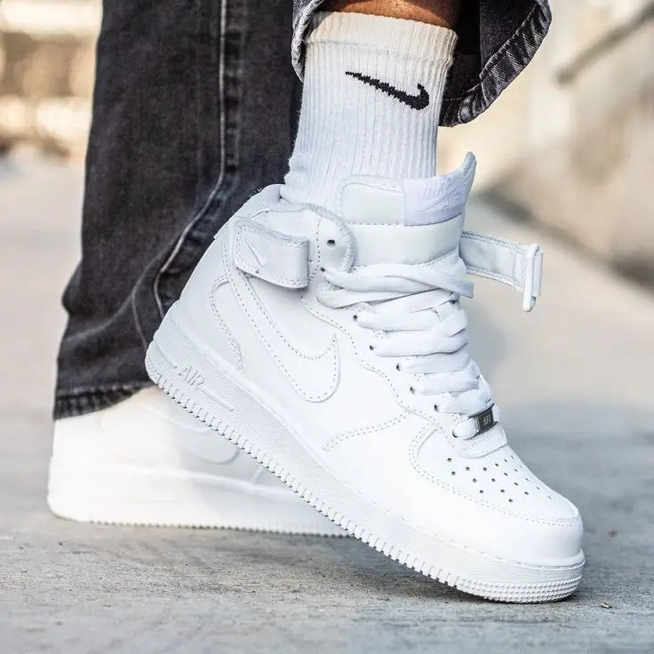 Nik e Air Force 1 Mid High Leather Quality Women Fixx