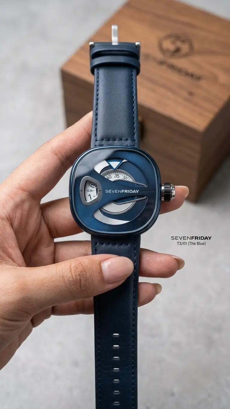 Seven Friday ME Series Leather Blue
