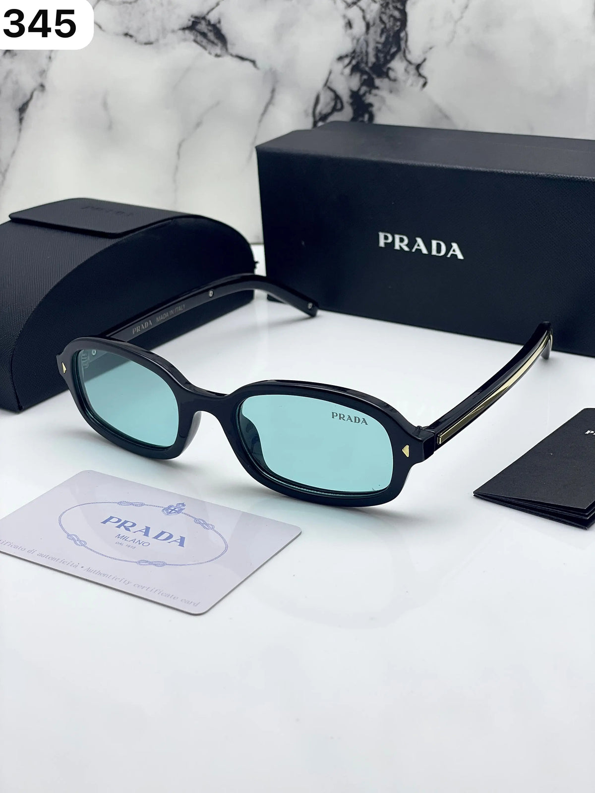 Prada 345 Black green