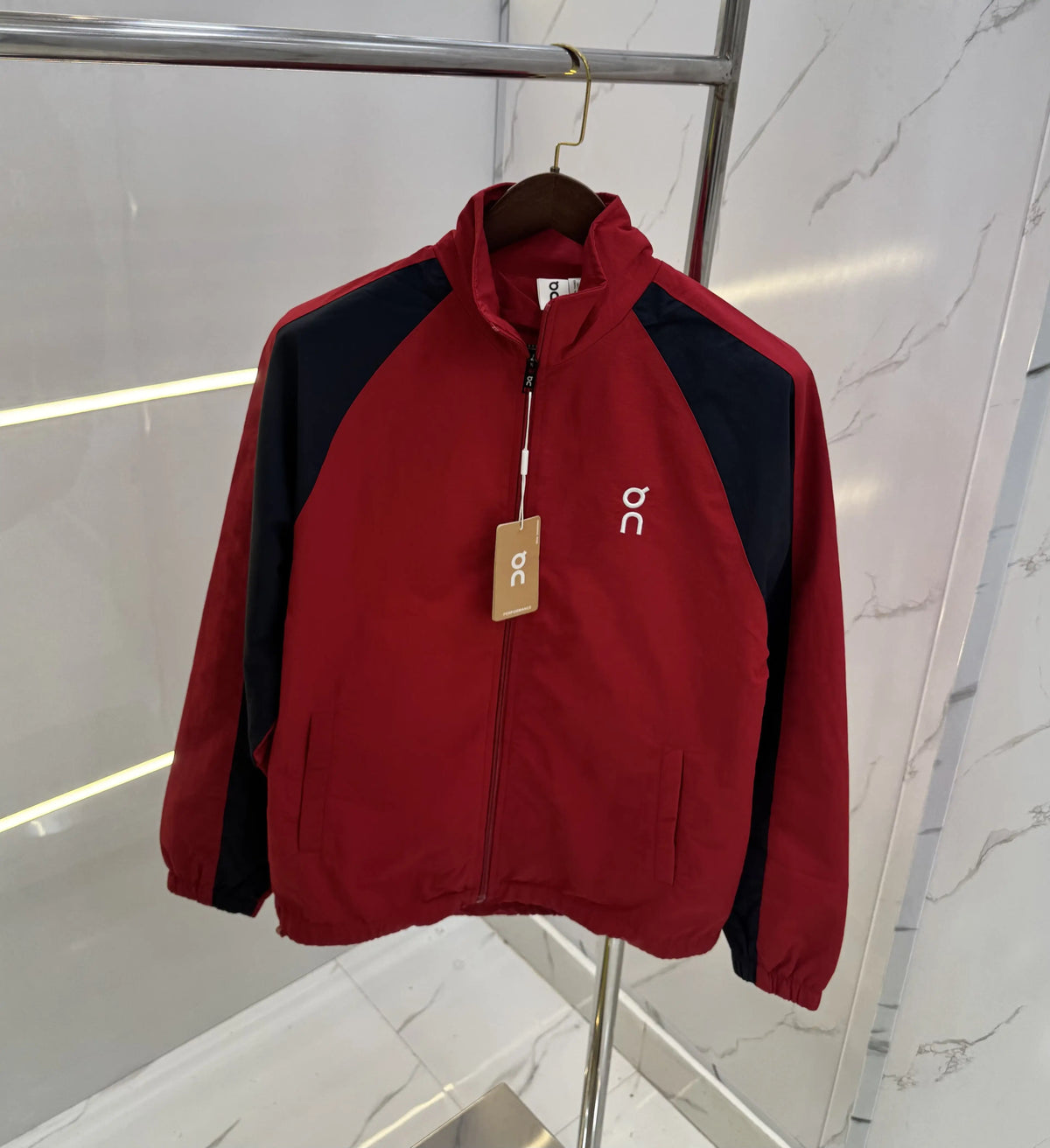 On Cloud Red Imported WindBreaker Jacket