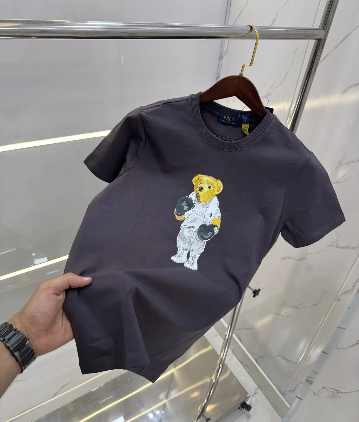 Ralph Laure n Grey Logo Work Premium T-Shirt