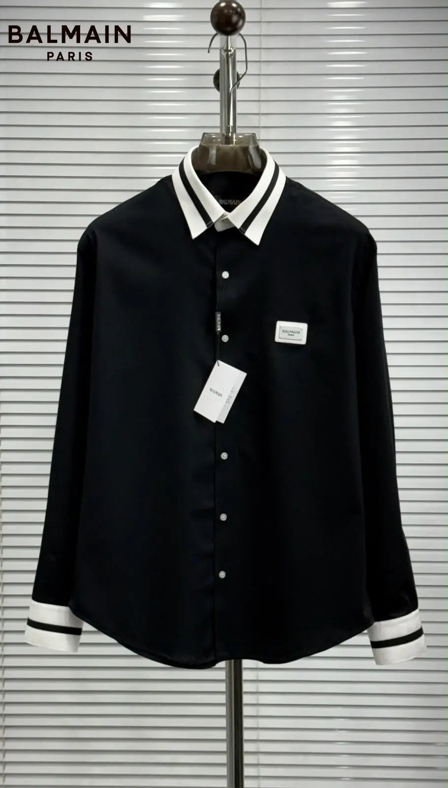 Balmai n Paris Logo Print Premium Shirt With Original Box