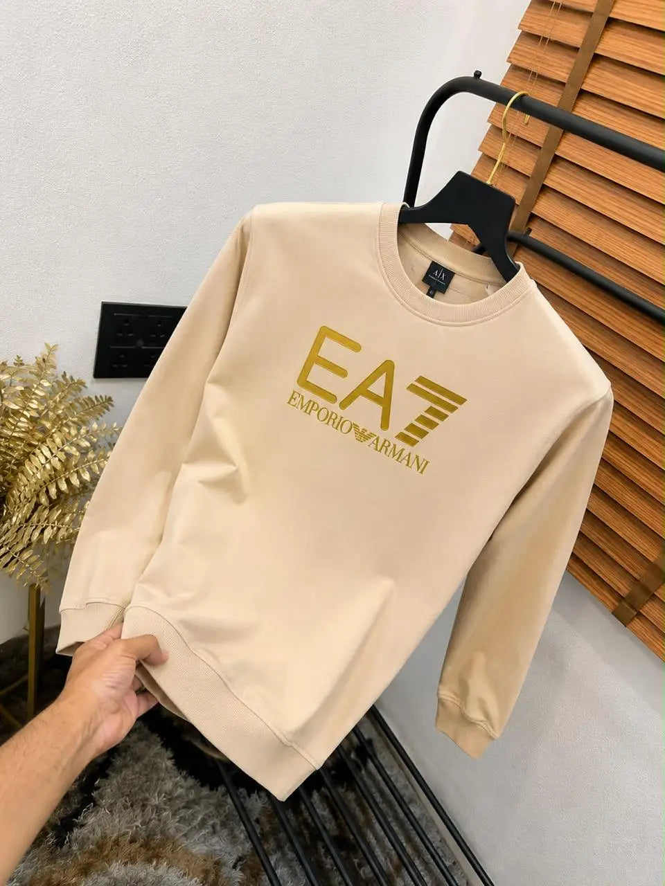 Emporio Arman_i EA7 Rubber Print imported Premium Sweatshirt (DN 004)
