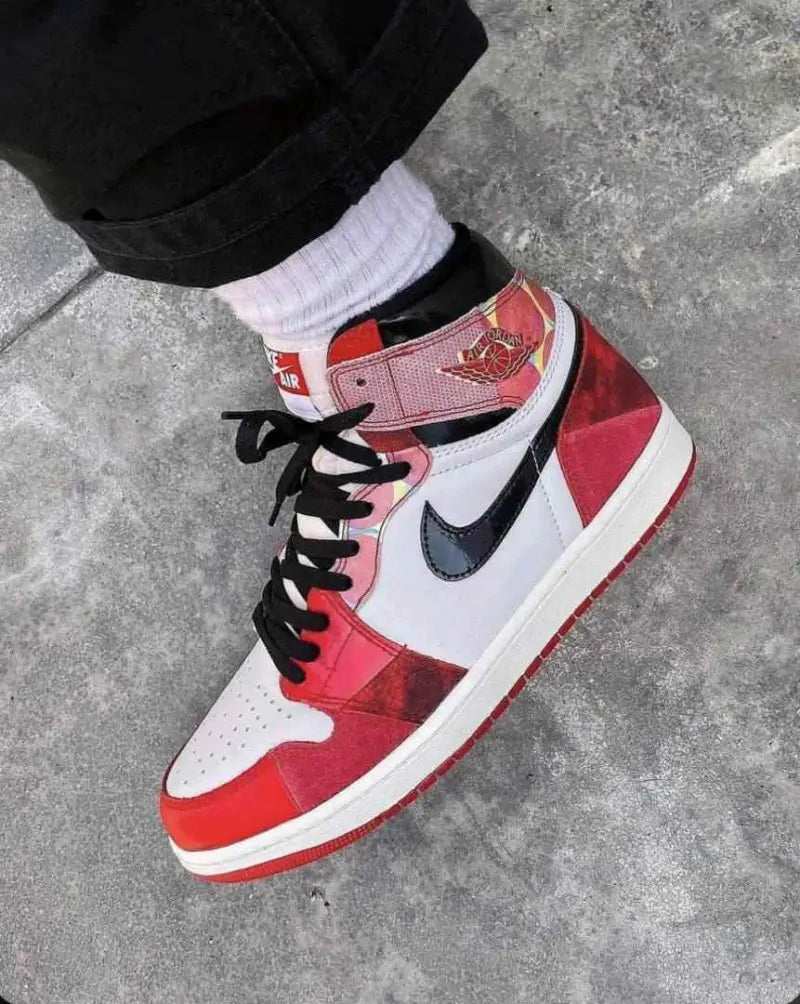 Nik_e Air Jordan Retro 1 High Spiderverse