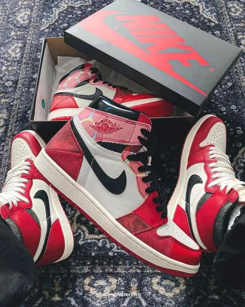Nik_e Air Jordan Retro 1 High Spiderverse