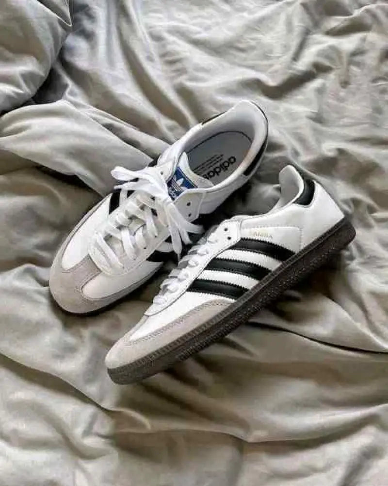Adidas Samba White Black Special Size 