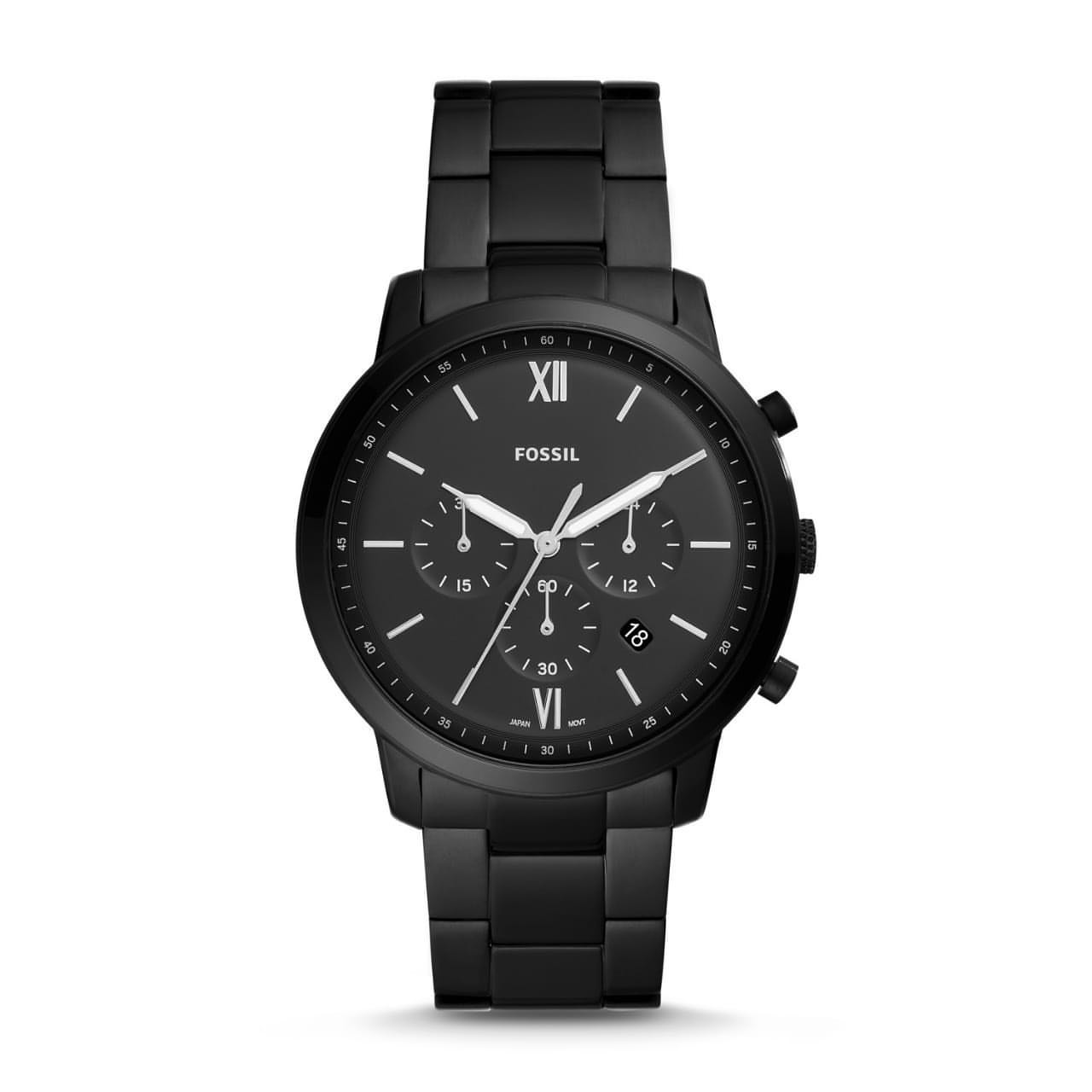 Fossi_l Neutra Chronograph FS5474 Black-Silver🔥