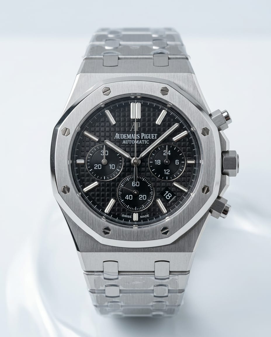 AUDEMAR_S PIGUET ROYAL OAK CHRONOGRAPH BLACK DIAL PREMIUM QUALITY