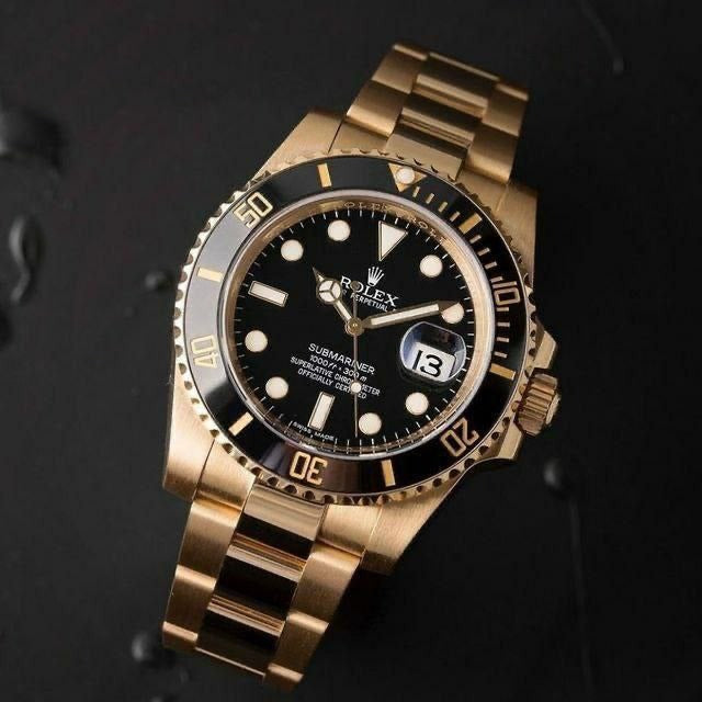 ROLEX SUBMARINER GOLD/BLACK