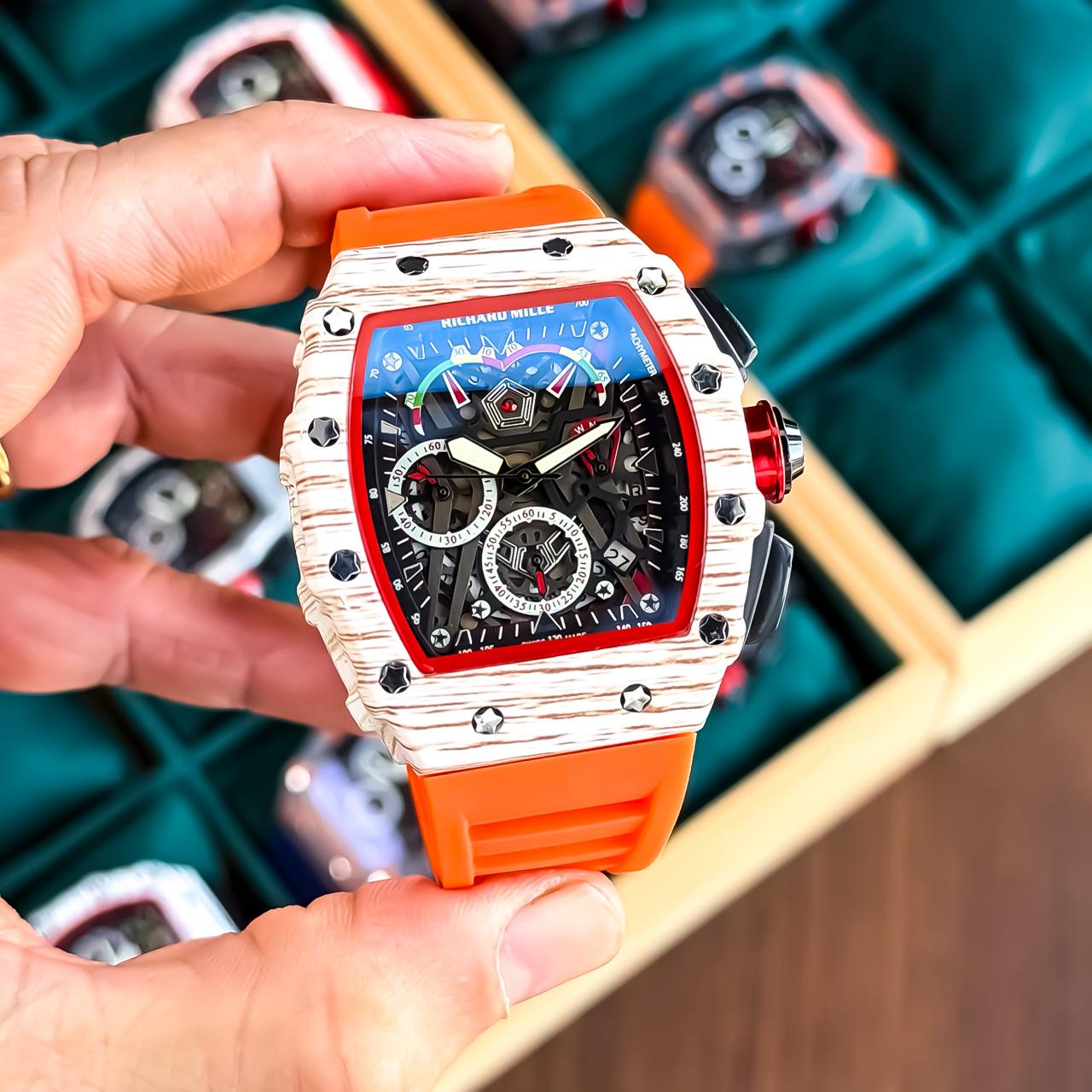 RICHARD MILLE ORANGE BELT