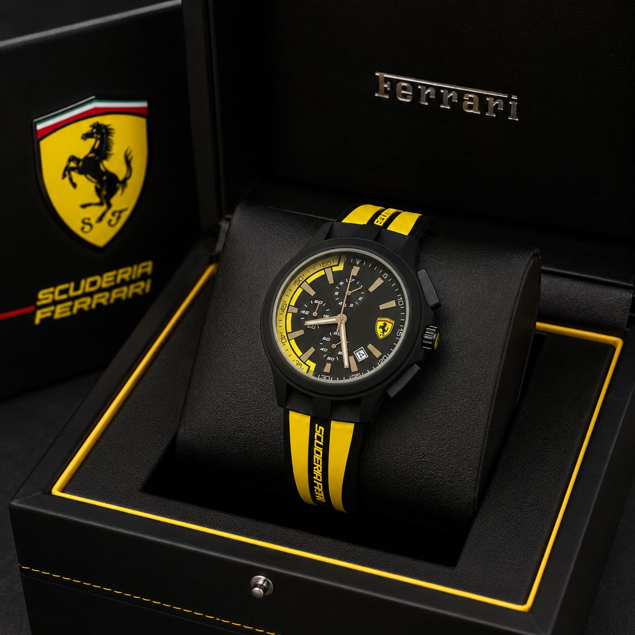 Ferrar_i Scuderai Yellow Sportive Race Day