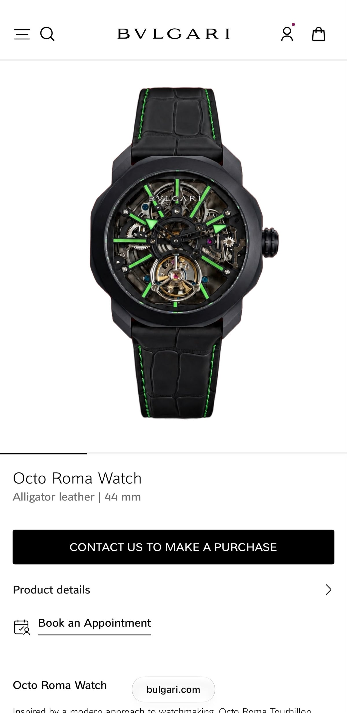 Bvlgar_ii Octo Roma 44mm Watch