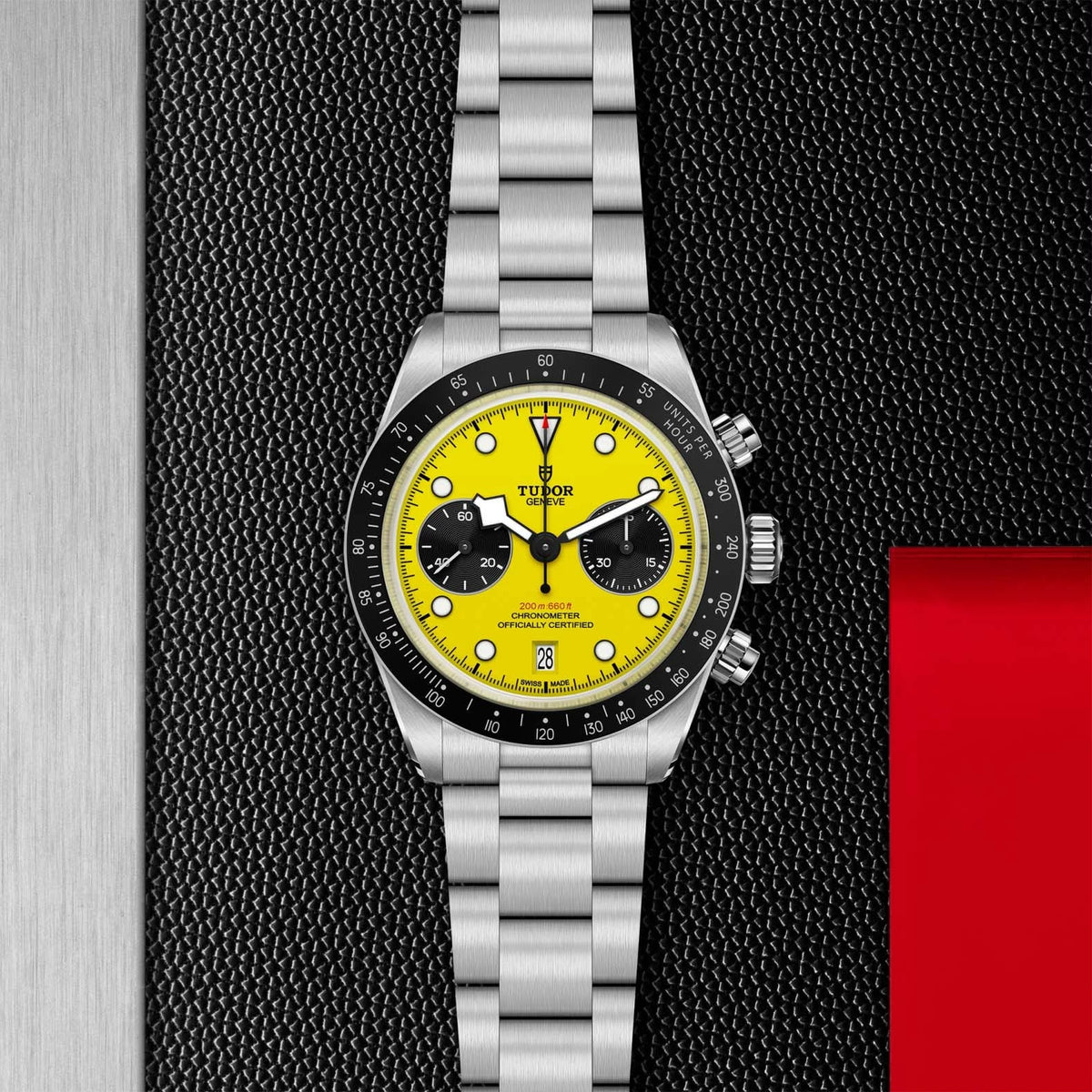 Tudo_r Black Bay Chronograph Yellow Dial Premium Automatic