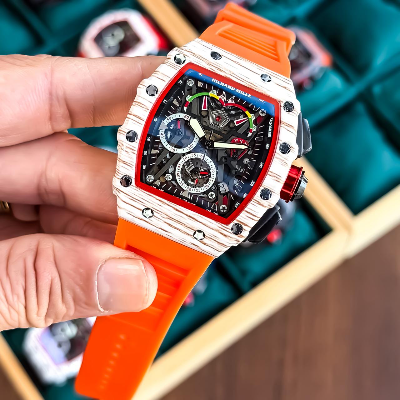 RICHARD MILLE ORANGE BELT