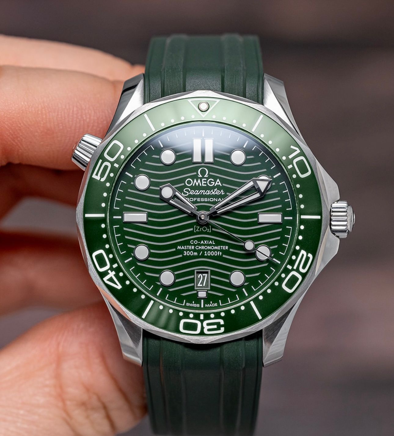 Omeg_a Seamaste_r Co-Axial Automatic In Green