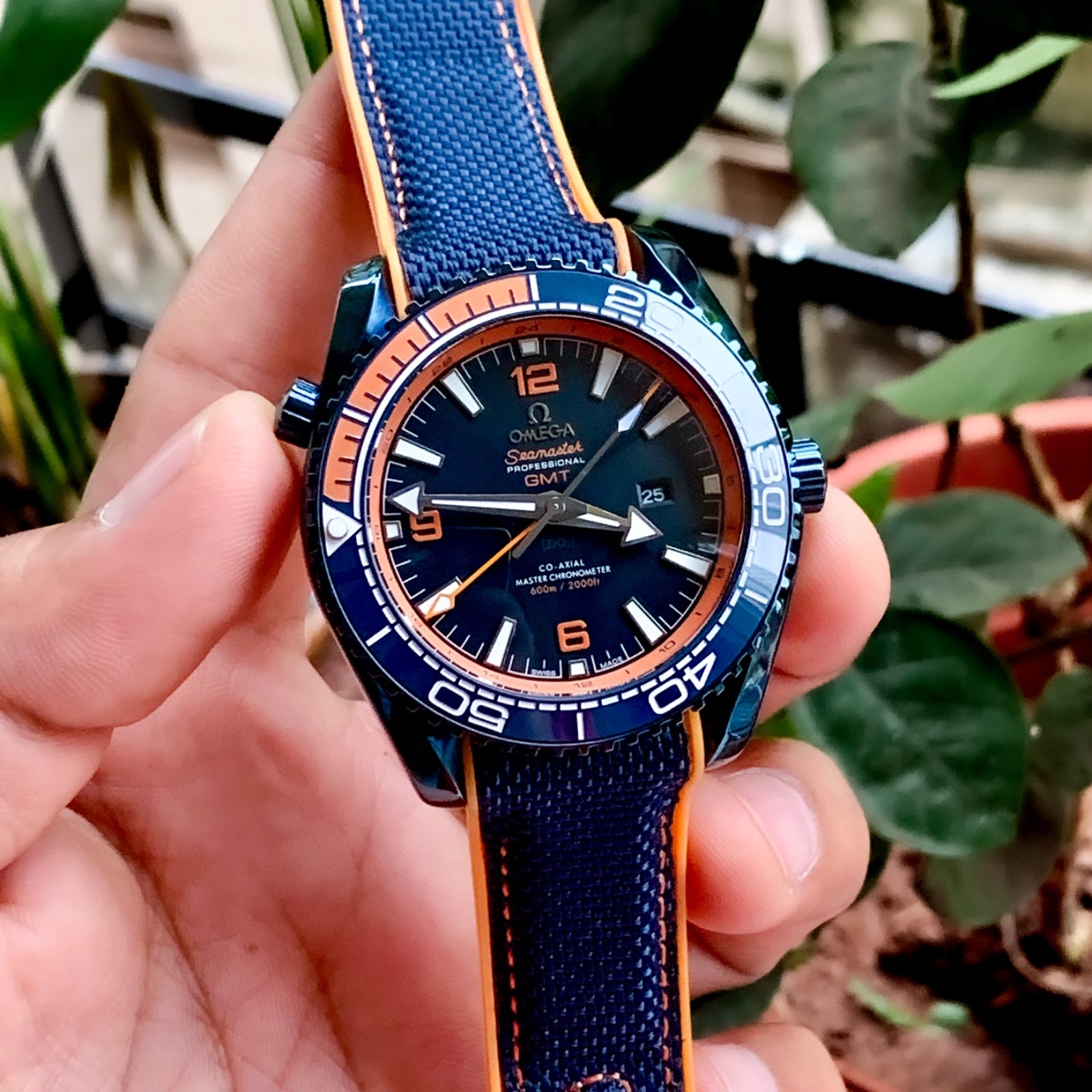 Omeg_a Seamaster Planet Ocean BLue GMT Automatic 🫣