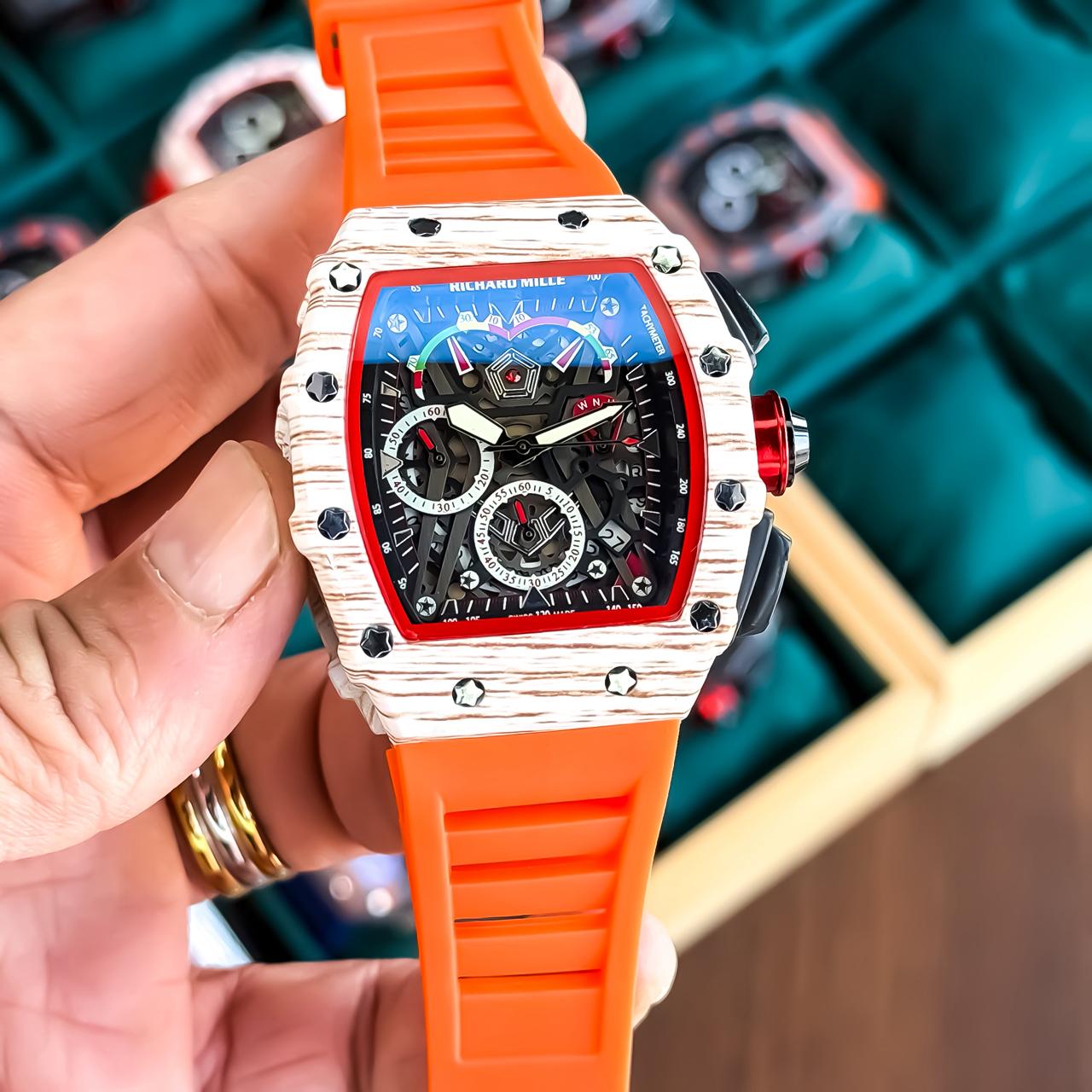 RICHARD MILLE ORANGE BELT