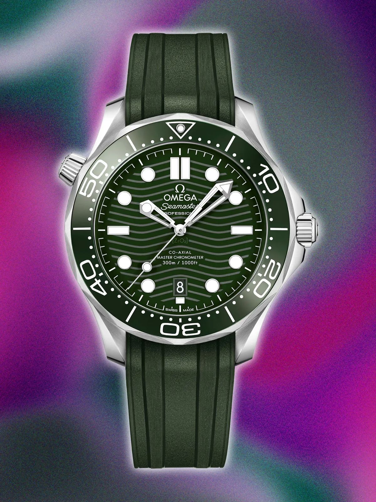 Omeg_a Seamaste_r Co-Axial Automatic In Green